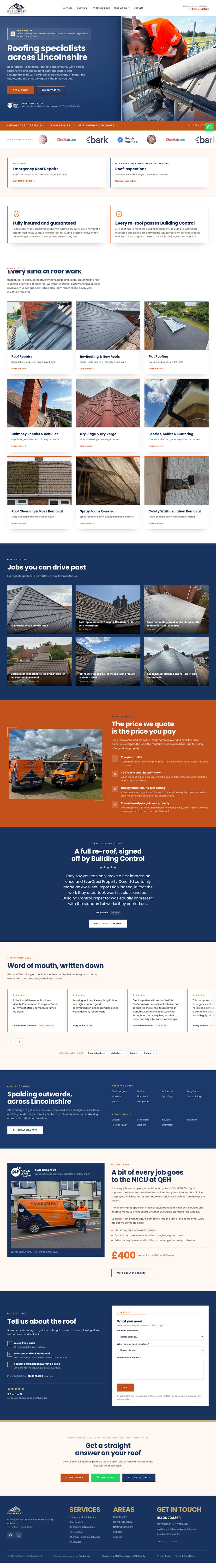 EverCrest Property Care website