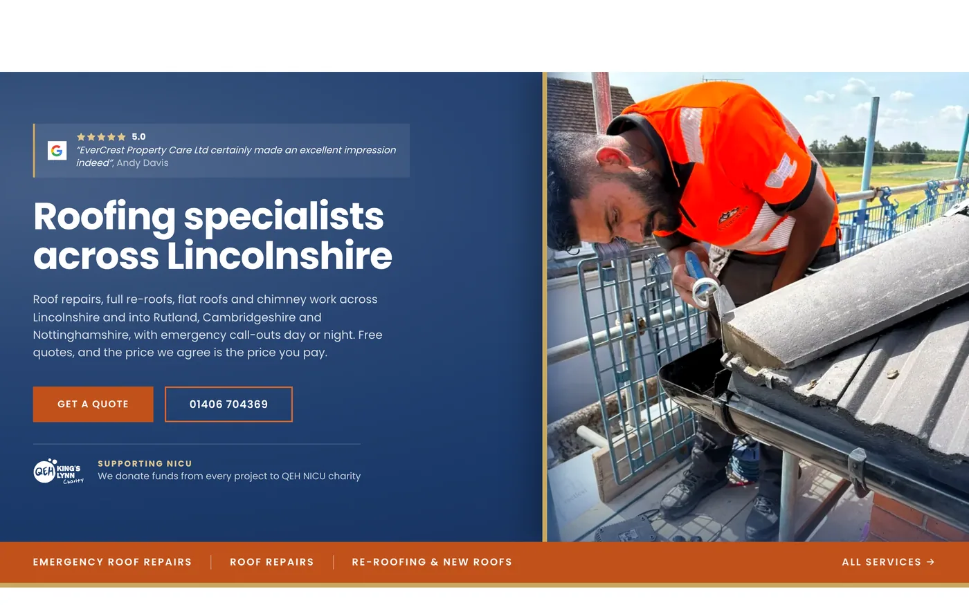Website example: EverCrest Property Care
